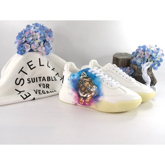 Stella McCartney Shoes - Stella McCarney Tiger Loop Oversize Vegan Alter Leather Sneakers 37 NIB